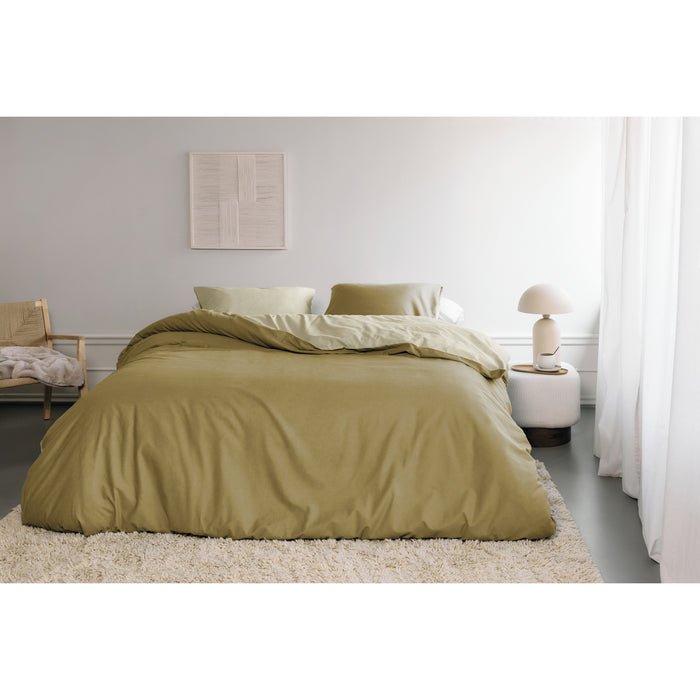 Beddinghouse Warm Dekbedovertrek 240 x 200/220 cm - Geel