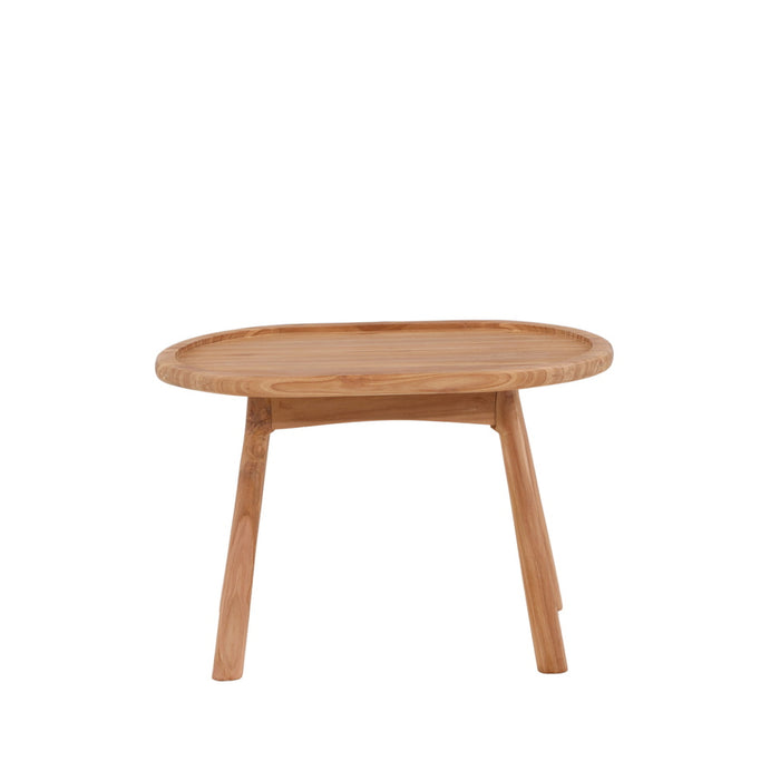 Fjôrd - Bijzettafel Naturel Teakhout - 60x40x40cm - Bohol