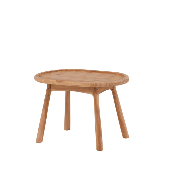 Fjôrd - Bijzettafel Naturel Teakhout - 60x40x40cm - Bohol