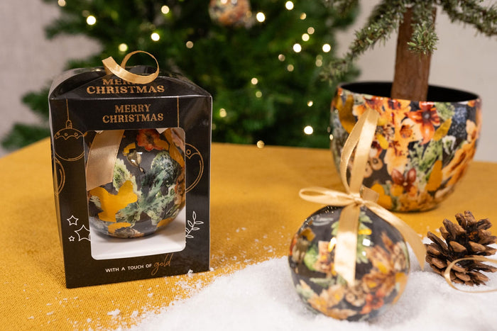 TS Collection - Kerstbal Berry blue - Set van 3