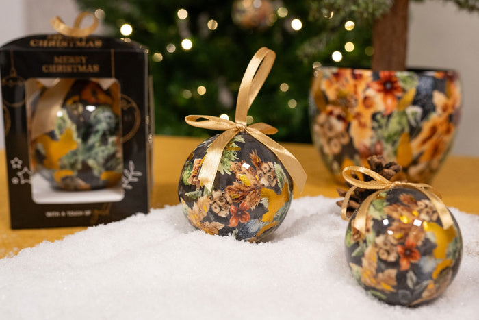 TS Collection - Kerstbal Berry blue - Set van 3