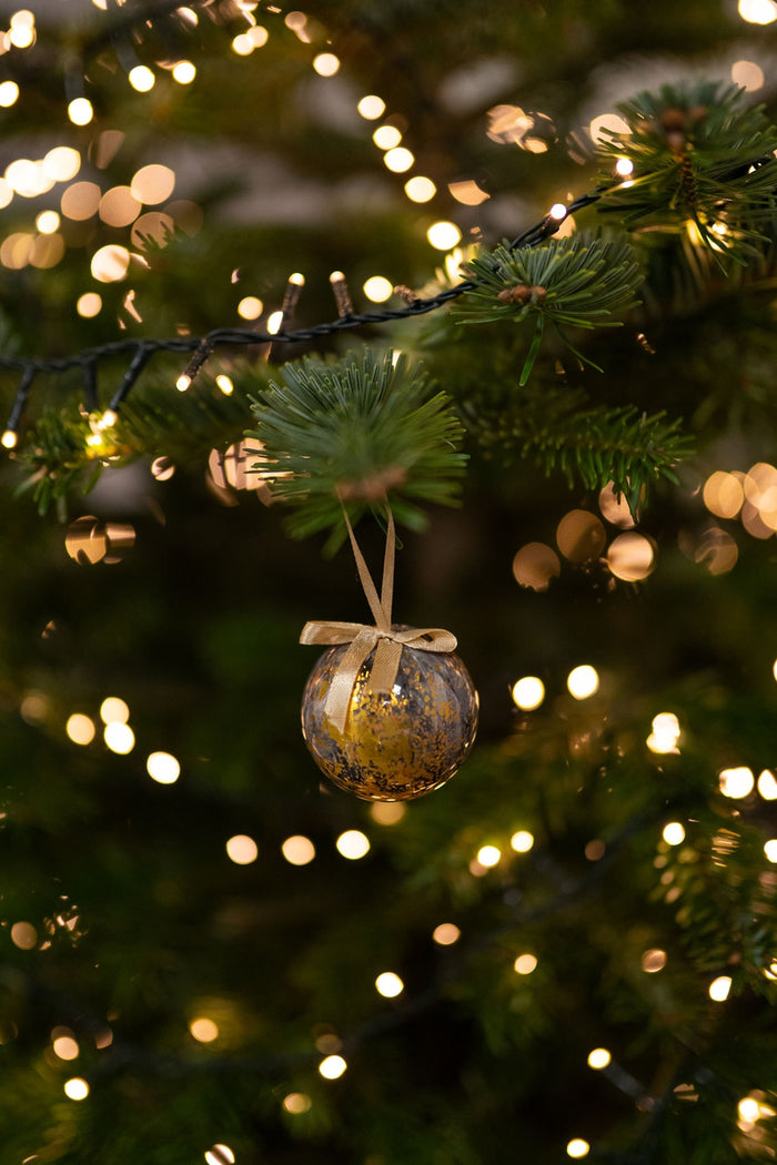 TS Collection - Kerstbal Shadow gold - Set van 3