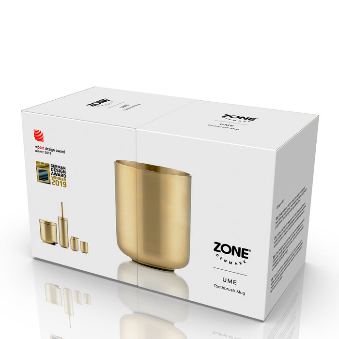Zone Denmark Ume Tandenborstelbeker - Messing