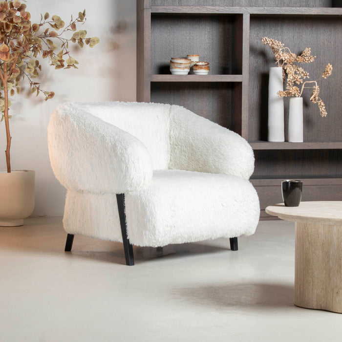 DÉJA Living - Fauteuil Beige Stof - 91x86x77cm - Espe