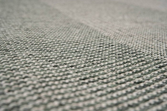 Buiten vloerkleed Boa - Groen|Wit - dubbelzijdig - EVA Interior