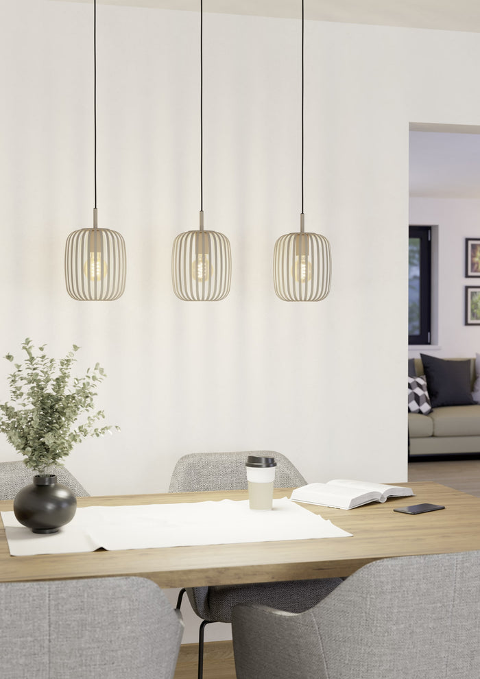 EGLO Romazzina Hanglamp - E27 - 90 cm - Zandkleur