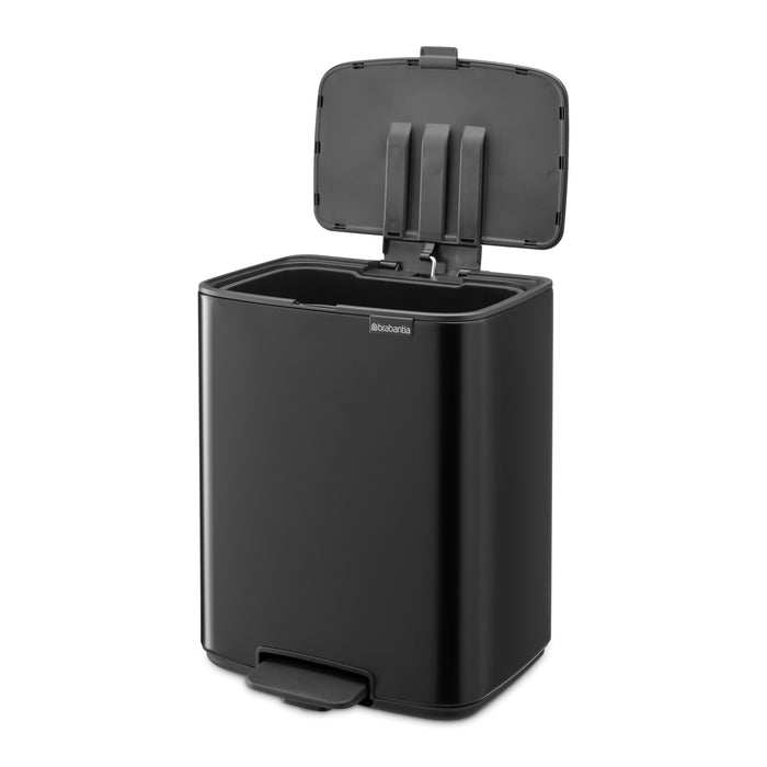 Brabantia Bo Pedaalemmer 12 L - Matt Black