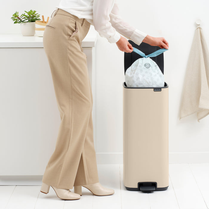 Brabantia Bo Pedaalemmer 30 L - Soft Beige