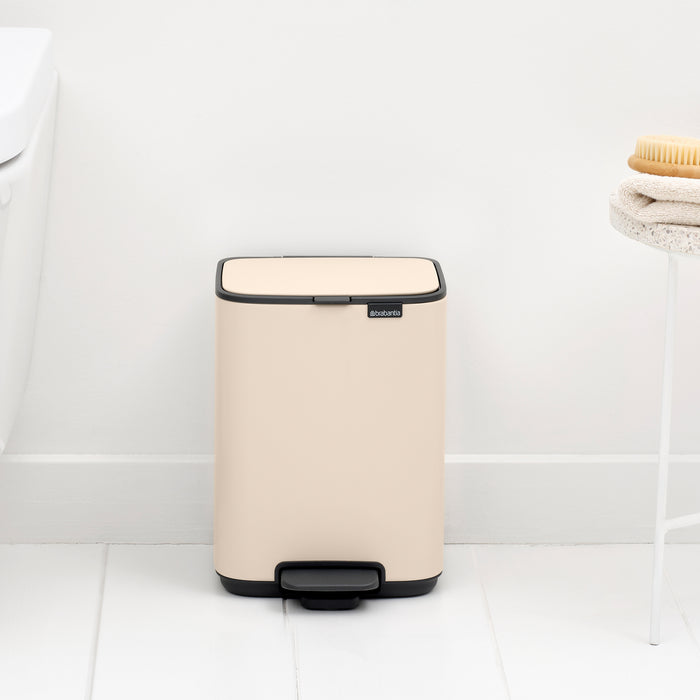 Brabantia Bo Pedaalemmer 4 L - Soft Beige