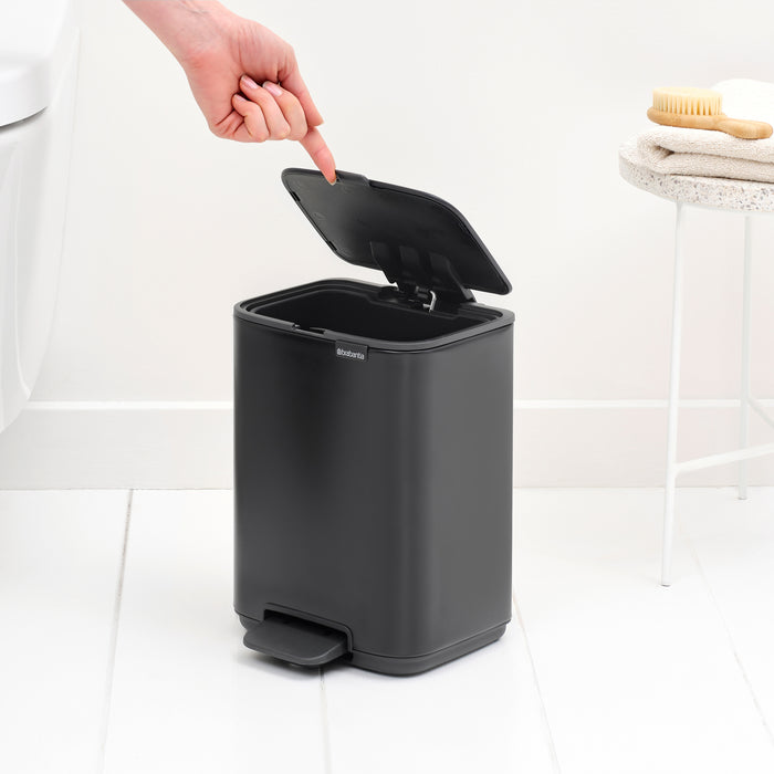 Brabantia Bo Pedaalemmer 4 L - Matt Black