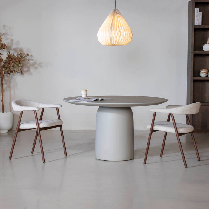 DÉJA Living - Eettafel Greige - Rond - 130x130x76cm - Dalarö