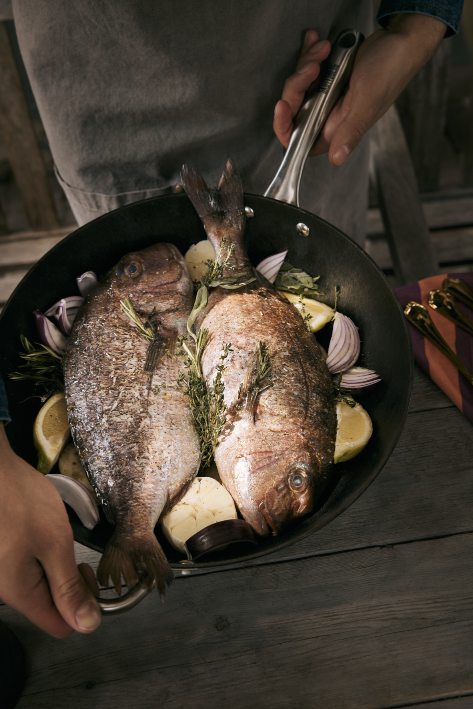 Skottsberg - Cast Iron - Wokpan - Gietijzer - Inductie -34 cm