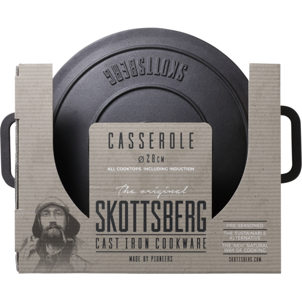 Skottsberg - Cast Iron - Braadpan - Gietijzer - Inductie -28 cm