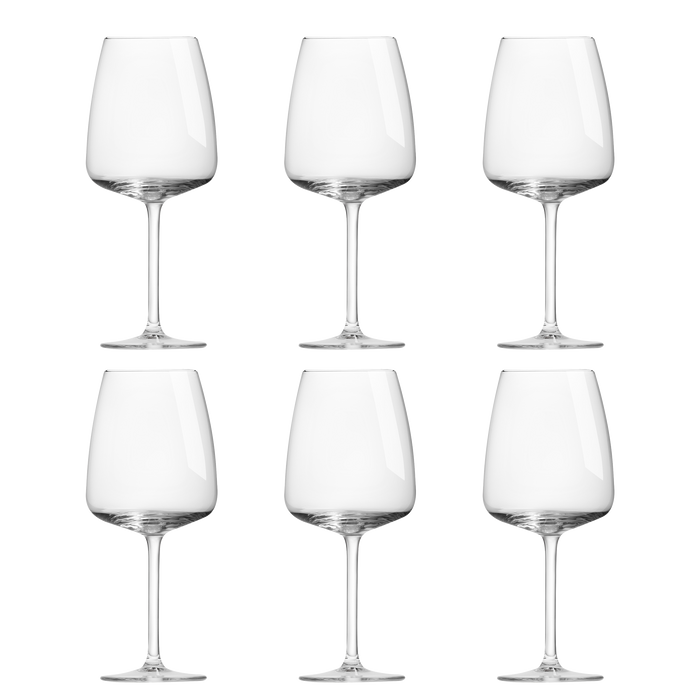 Royal Leerdam - Grandeur - Wijnglazen - 6 stuks - 60 cl - Rode wijn