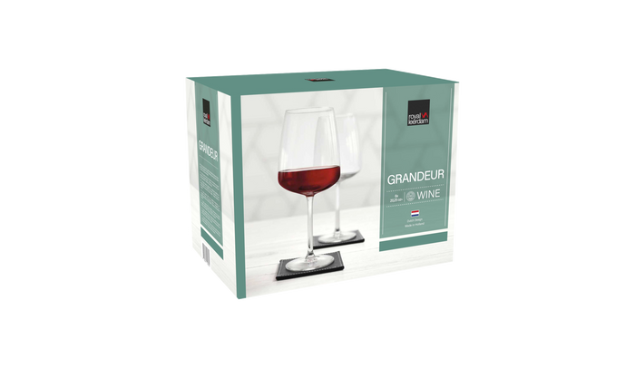 Royal Leerdam - Grandeur - Wijnglazen - 6 stuks - 60 cl - Rode wijn