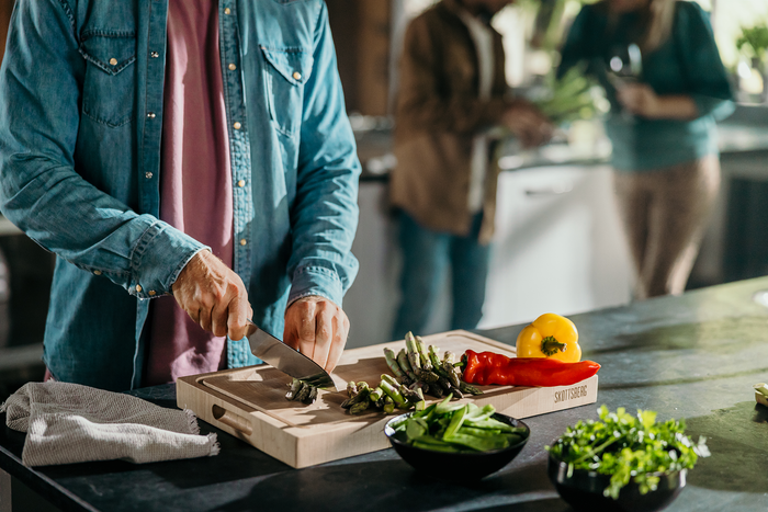 Skottsberg - Wood Works - Snijplank met sapgeul - 35 x 25 x 3,5 cm