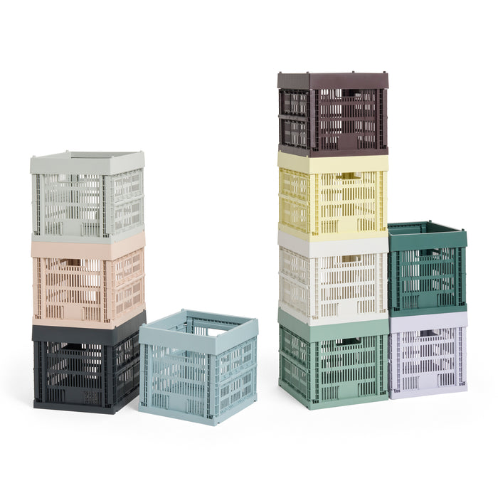 HAY Colour Crates Krat XS - Kubus - Charcoal
