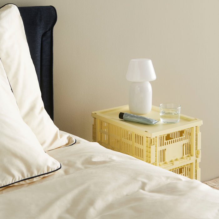 HAY Colour Krat Deksel M - Rechthoekig - Lichtgeel