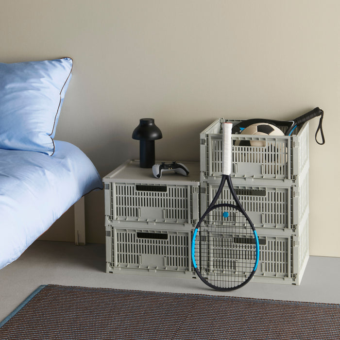 HAY Colour Krat Deksel L - Rechthoekig - Grijs