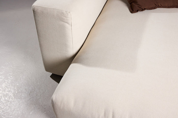 Fjôrd - Loungebank Beige Katoen - 177x138x70cm - Mavi