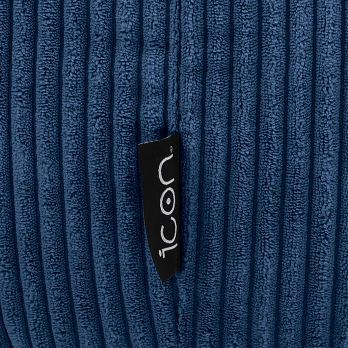 icon Kingston Zitzak - Ribfluweel - Denimblauw