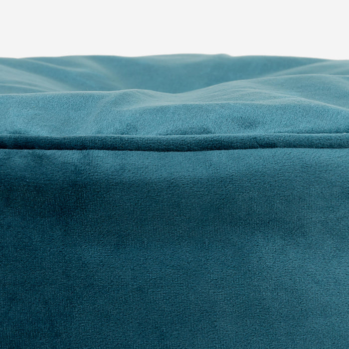 icon Milano XL Poef - Velours - Blauwgroen