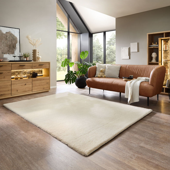 Theko Handgeknoopt Berber tapijt Taza Royal 200x300 cm - Blanc