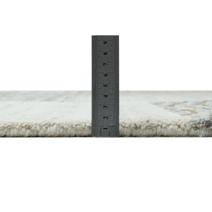 Theko Handgeknoopt wollen tapijt Nakarta 300x400 cm - Beige