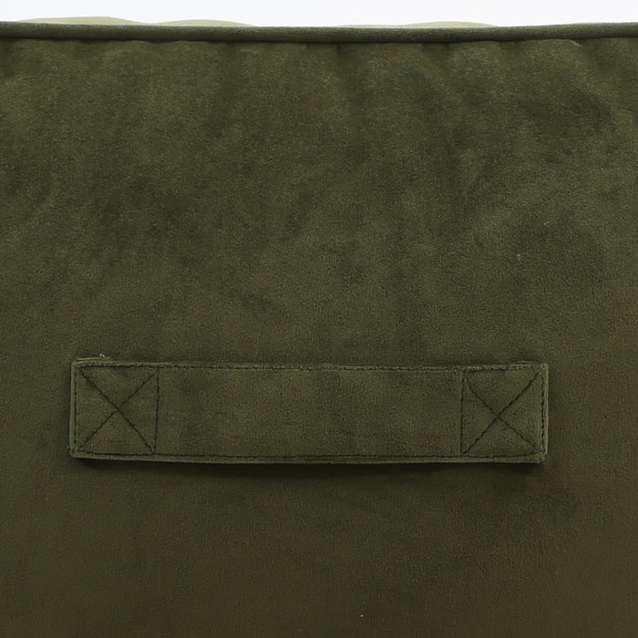 icon Natalia Zitzak Fauteuil - Velours - Olijfgroen