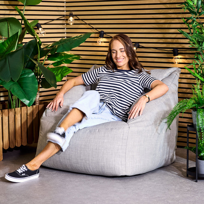 icon Natalia Zitzak Fauteuil - Binnen en Buiten - Grijs