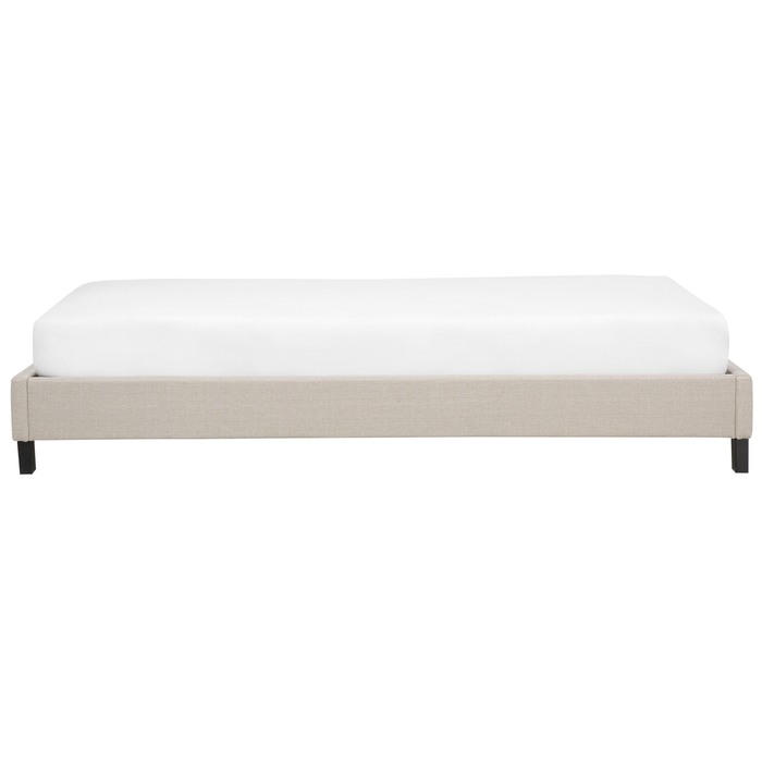 Beliani - ROANNE - Kinderbed - Beige - 90 x 200 cm - Polyester