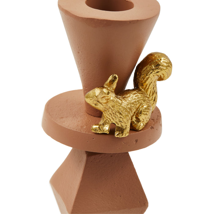 POLSPOTTEN Climbing Pole Kandelaar S - Donkerbruin