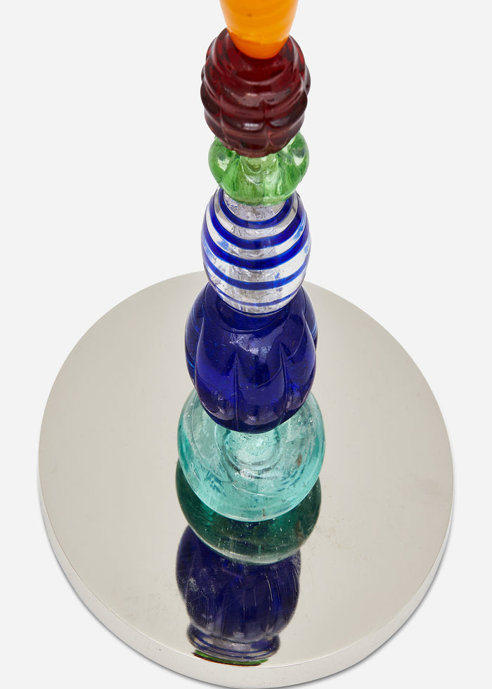 POLSPOTTEN Beads Kandelaar H 34 cm - Multicolor