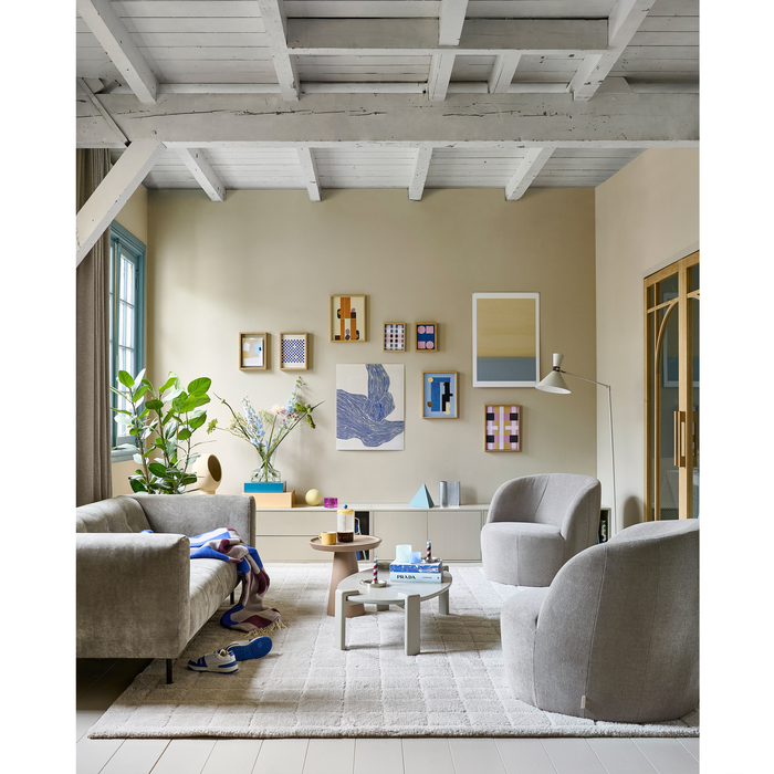 vtwonen Coffee A Gogo Bijzettafel - Mangohout - Matbruin - 45x45x45