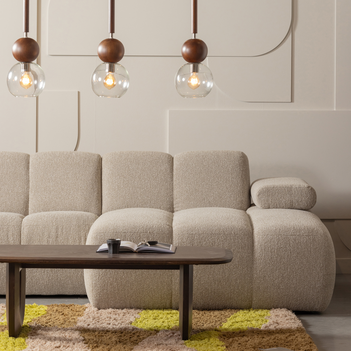 WOOOD Frequent Salontafel - Mango - Walnoot - 40x120x60