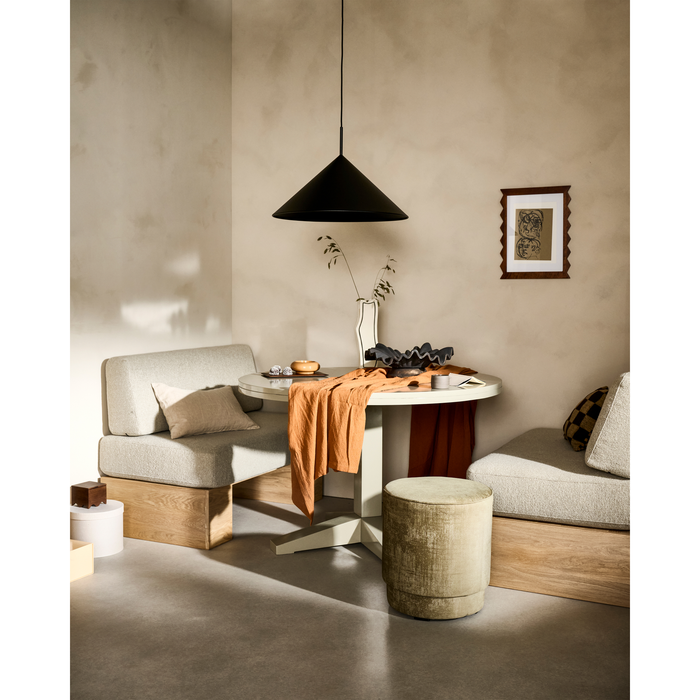 vtwonen Muurbankje incl. Kussens - Eiken - Naturel|Beige - 84x110x67