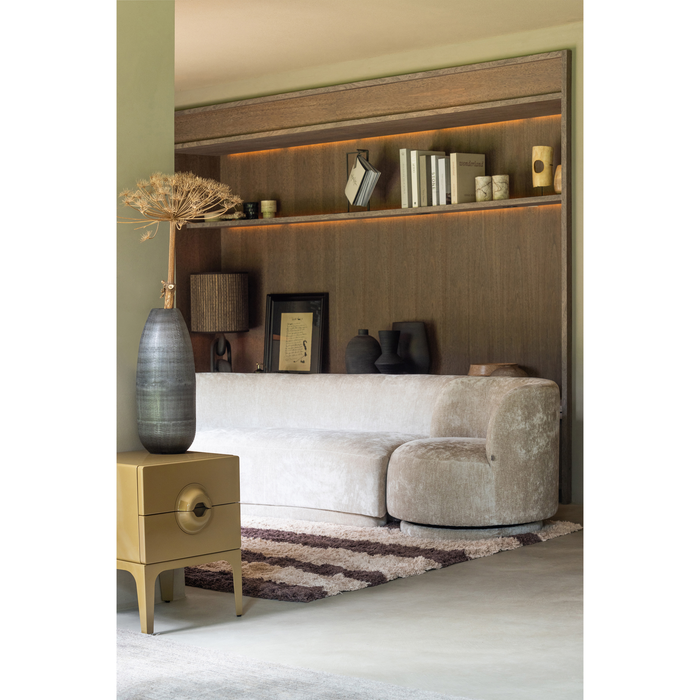 WOOOD Combi-Popular Bank - Chenille - Naturel - 72x370x97