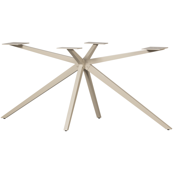 WOOOD Holland Kruispoot Xl - Metaal - Dakargrau - 72x170x80