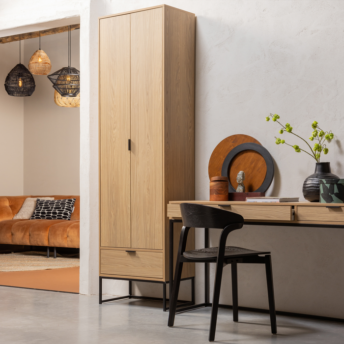 WOOOD Silas Bureau - Eiken - Melamine - 74x140x44