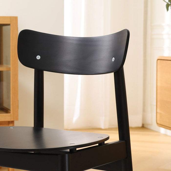 Fameg George Houten Eetkamerstoel Zwart