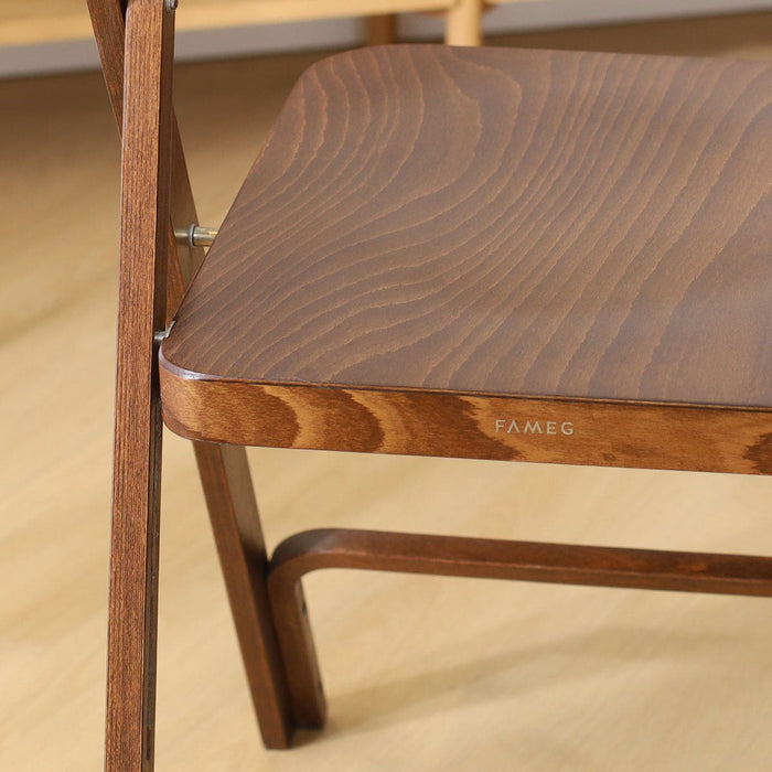 Fameg Flip Houten Klapstoel Walnoot