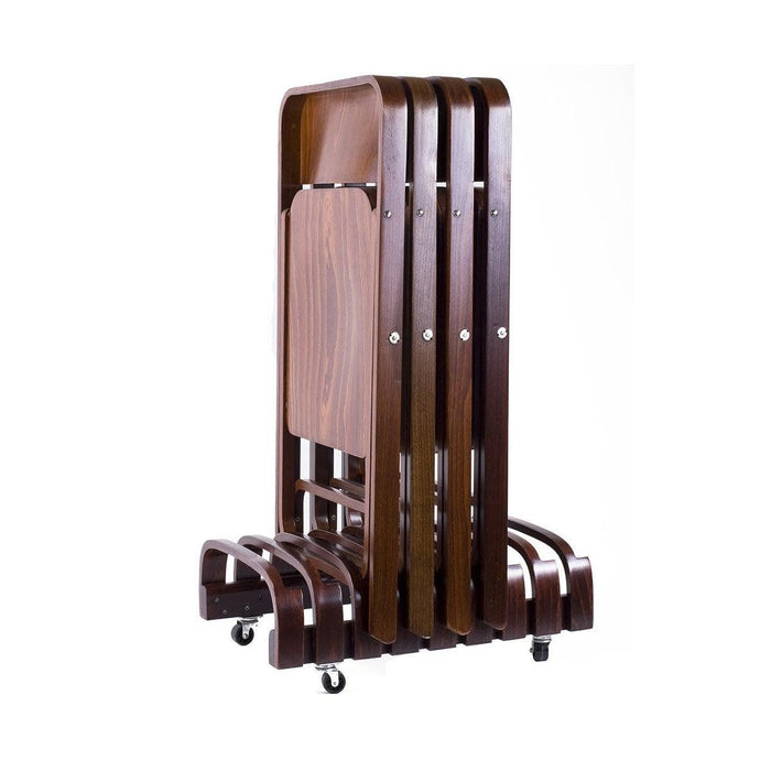 Fameg Flip Houten Klapstoel Walnoot