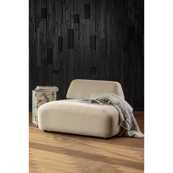 WOOOD Sterck Fauteuil - Polyester - Zand - 118x102x41