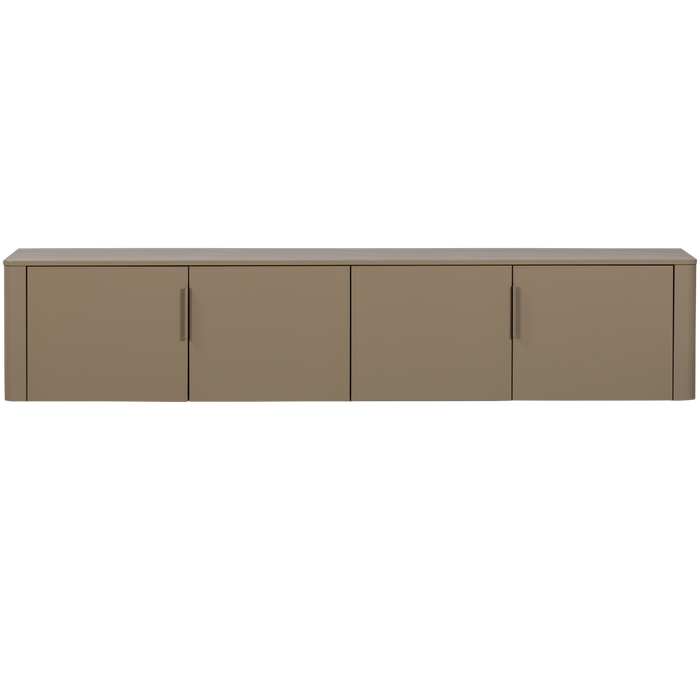 WOOOD Gunnar Tv Meubel - Grenenhout - Mud|Bruin - 56x200x44