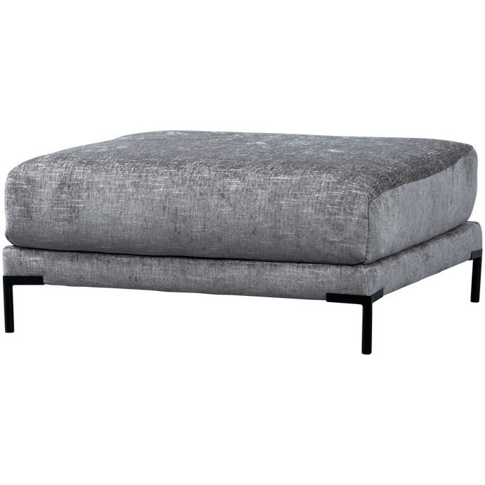 vtwonen Couple Poef - Polyester - Denim Melange - 44x100x100