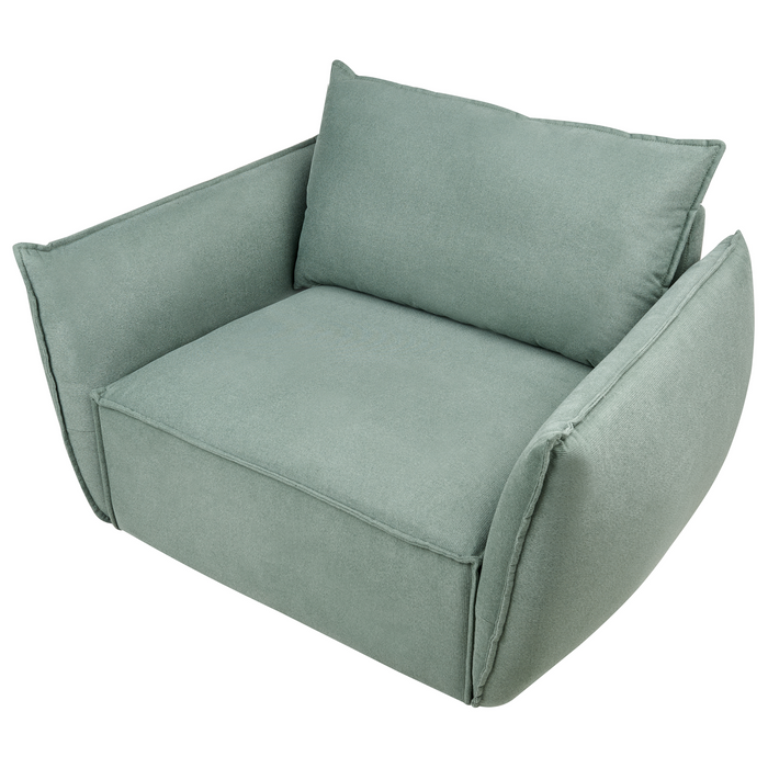 Beliani - KUNES - Fauteuil - Lichtgroen - Polyester