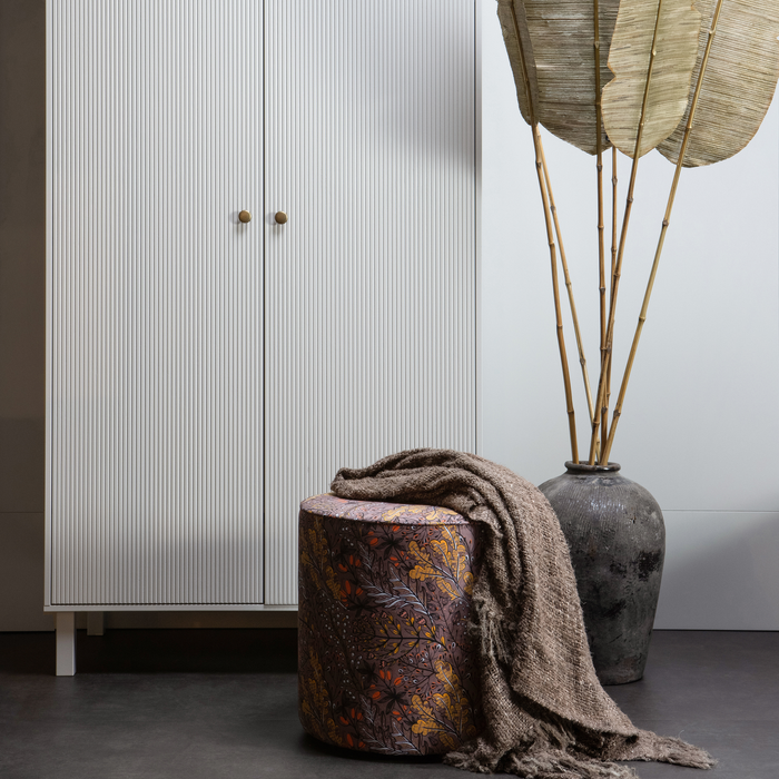 WOOOD Madu Garderobekast - Grenen - Wolkengrijs - 195x100x53