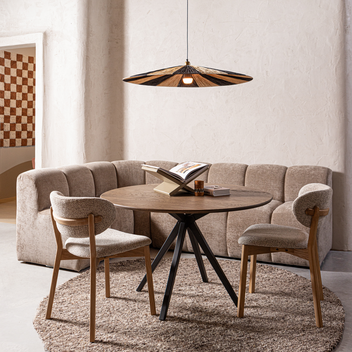 WOOOD Holland Kruispoot - Metaal - Zwart - 72x80x80