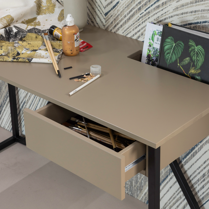 WOOOD New Julius Bureau - Grenen - Mud - 75x126x53