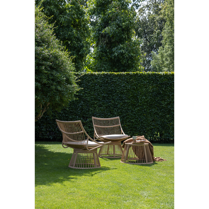 WOOOD Hocker Alatna - Wicker - Naturel - 33x43x43